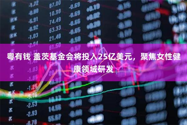 粤有钱 盖茨基金会将投入25亿美元，聚焦女性健康领域研发
