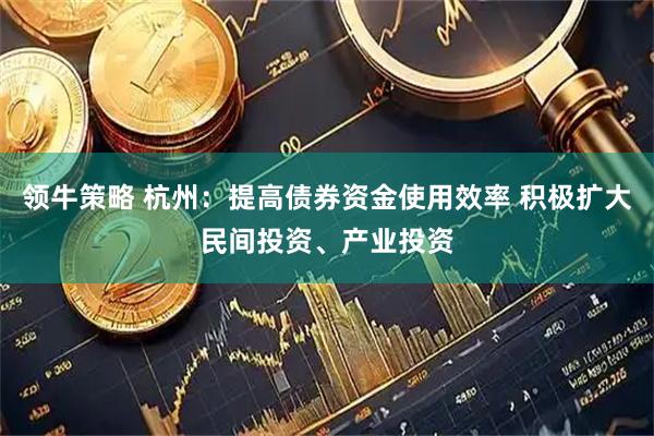 领牛策略 杭州：提高债券资金使用效率 积极扩大民间投资、产业投资
